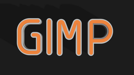 GIMP Hidden Message Glow Mirror