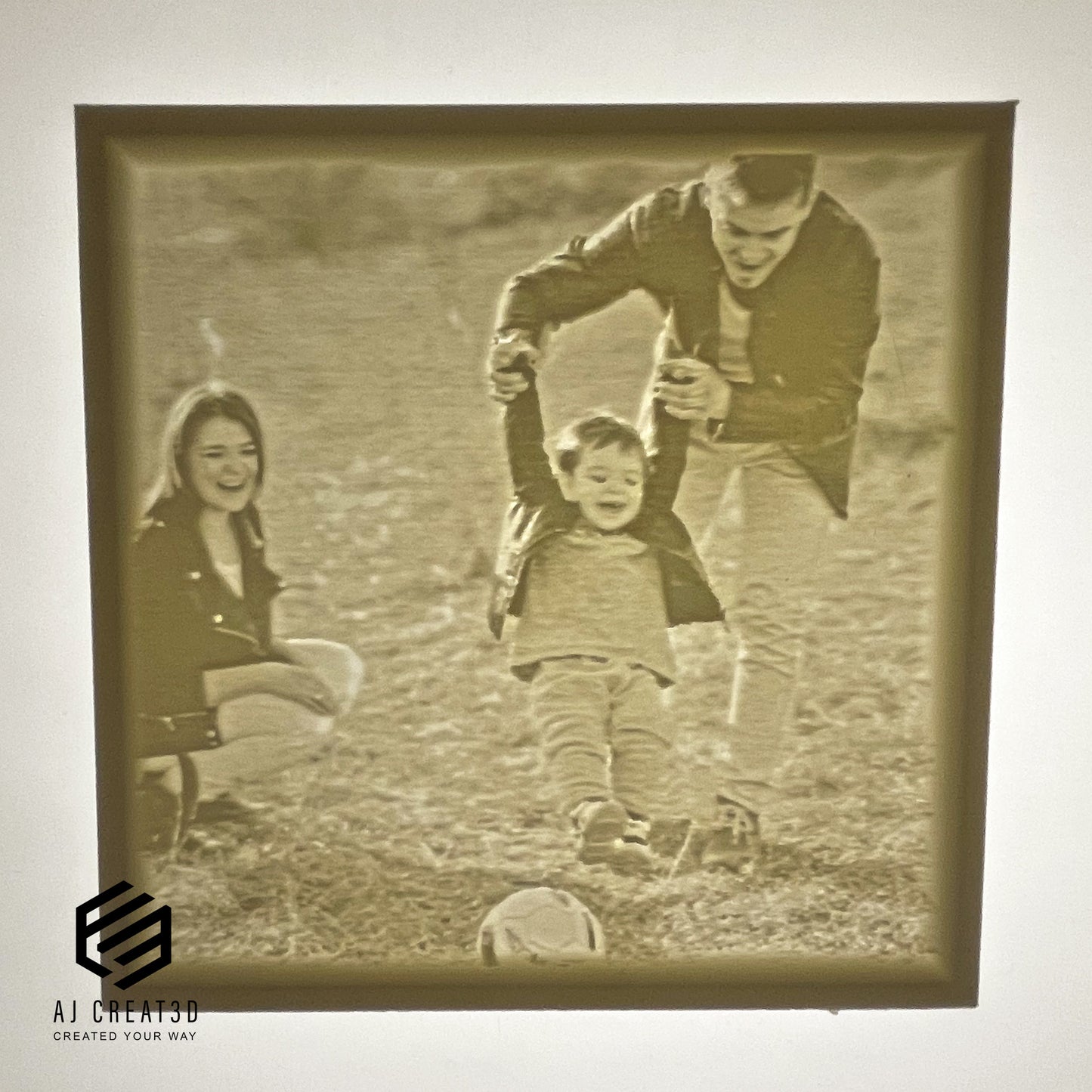 Custom 10x10 Lithophane Picture