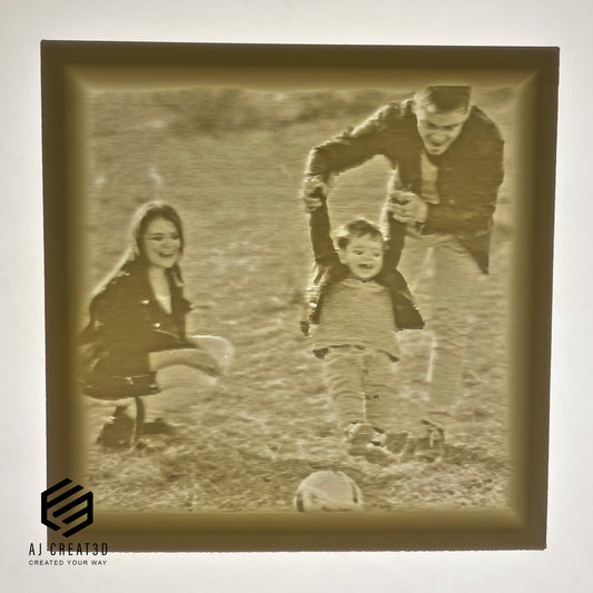 Custom 7x7 Lithophane Picture